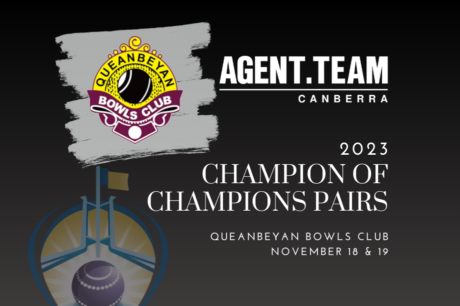 2023 ACT Pairs Draw - Bowls ACT